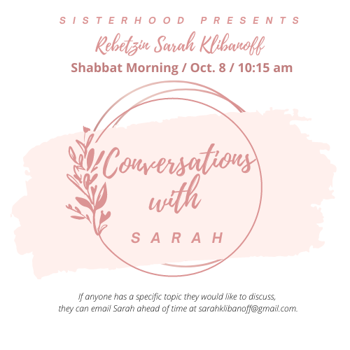 Sisterhood: Conversations with Sarah