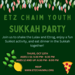 YOUTH: Sukkah Party!