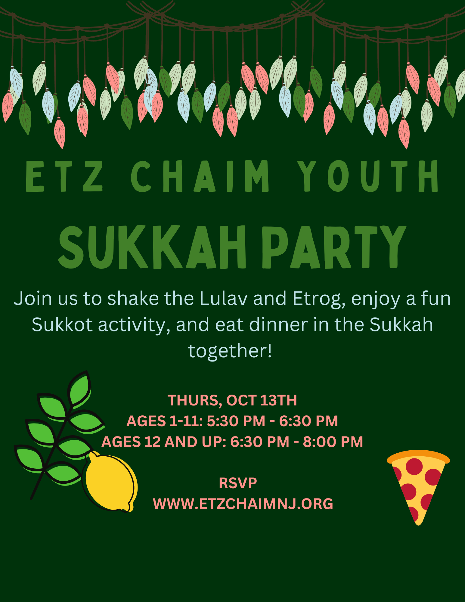 YOUTH: Sukkah Party!