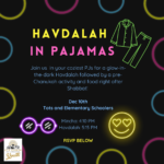 YOUTH: Havdalah in Pajamas