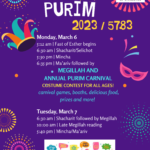 Megillah Reading & Purim Carnival!