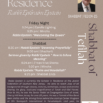 Scholar in Residence: Rabbi Ephraim Epstein