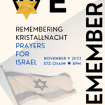 Remembering Kristallnacht - Prayers for Israel