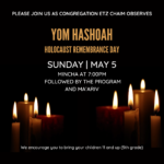 Yom Hashoah Program