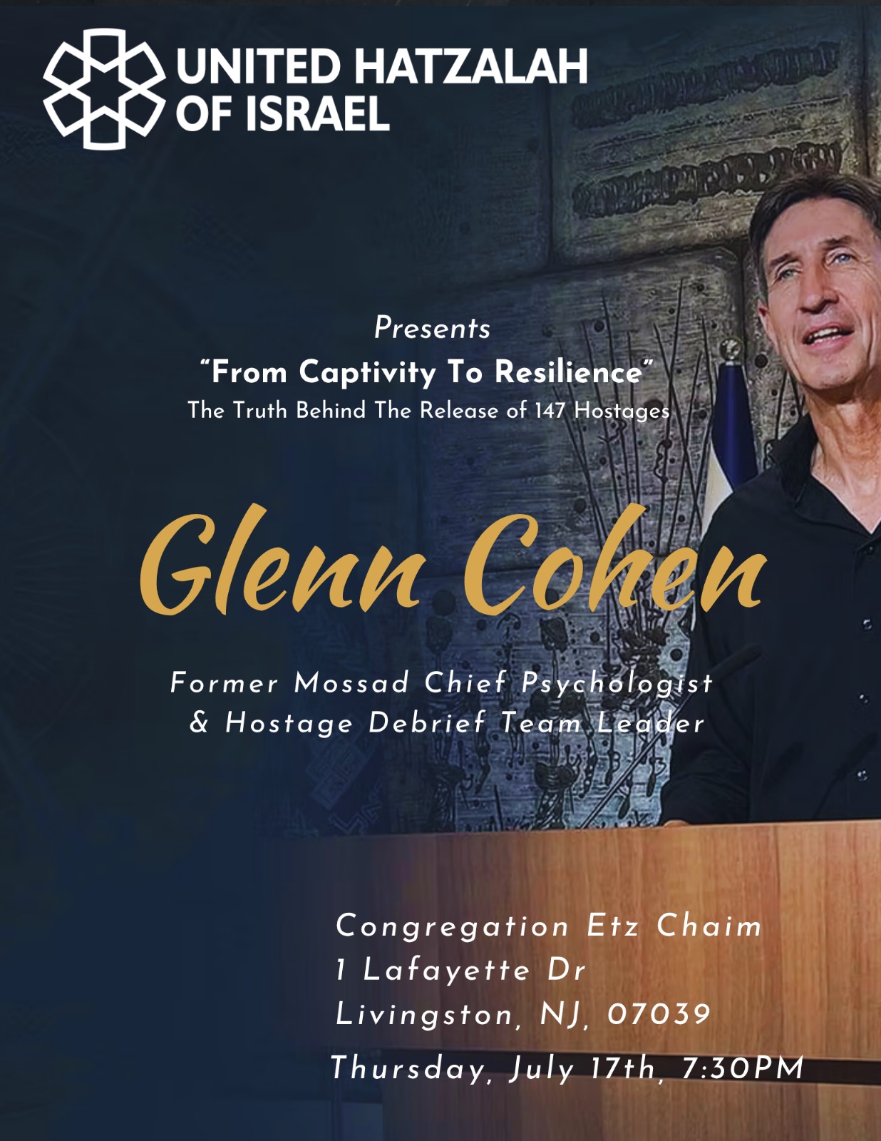 Glenn Cohen: From Captivity to Resilience